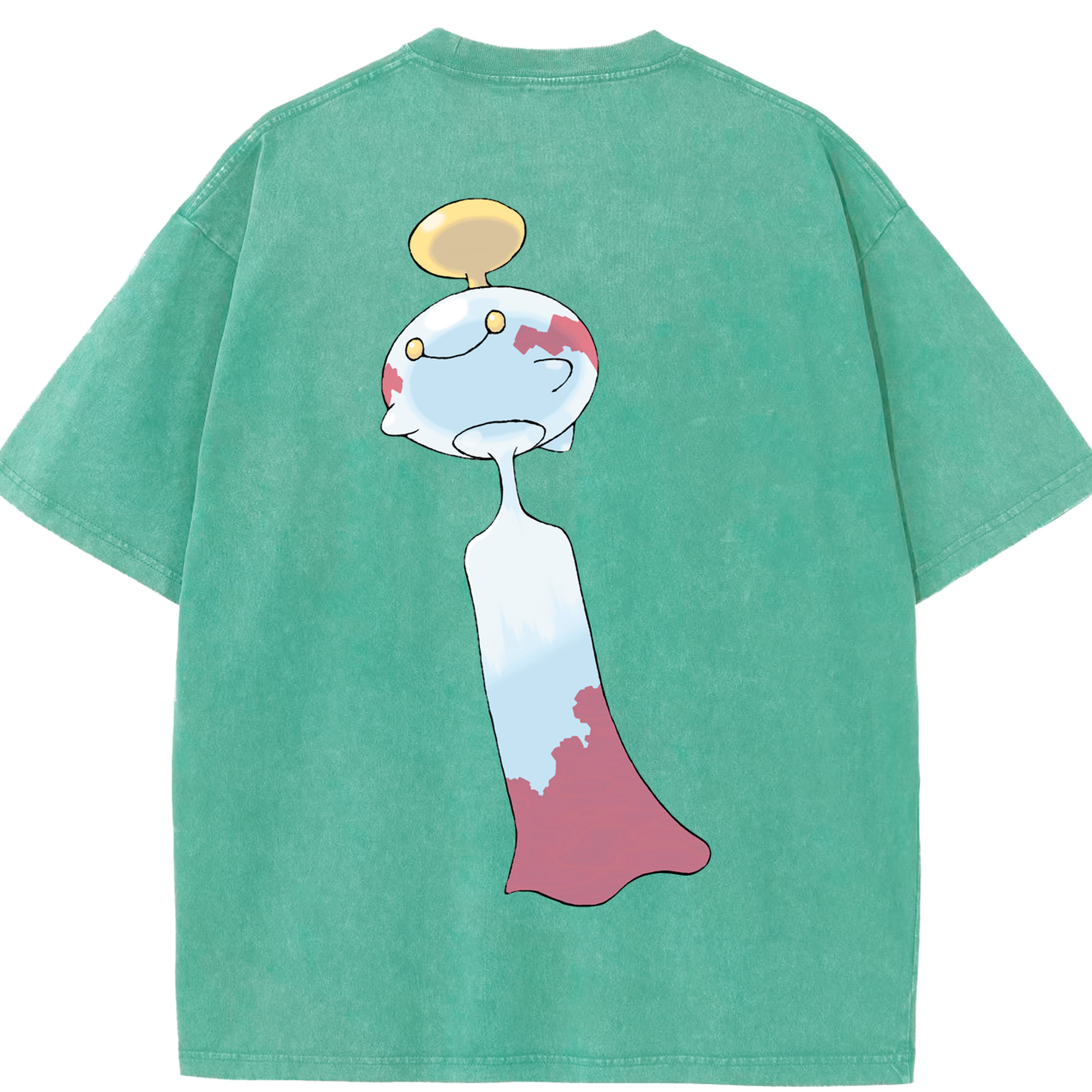 （画像用） ポケットモンスター Pokémon 綿100% ヴィンテージ風 半袖Tシャツ（背面プリント）
